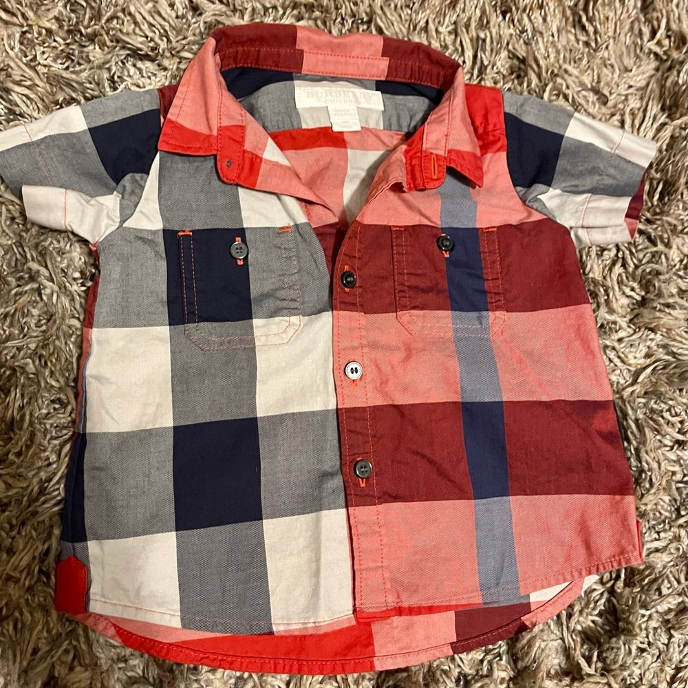 🌼 boys authentic Burberry monogram shirt